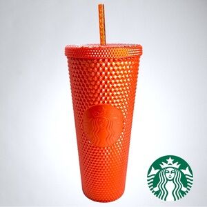 Starbucks Limited Edition Studded Tumbler Orange 2022 Halloween Venti 24 oz NWT
